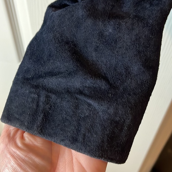 Vintage 80s Danier Blue suede blazer - Picture 4 of 8